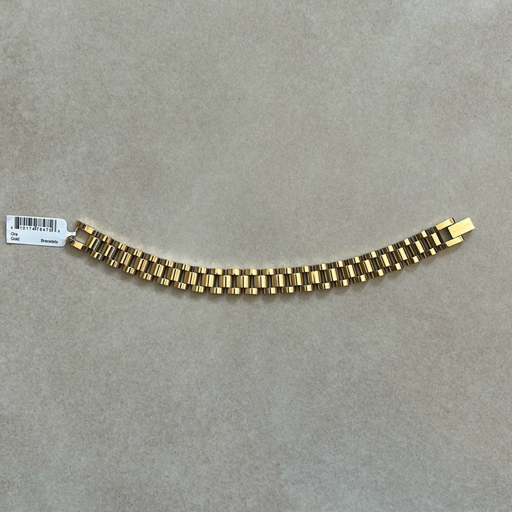 Ana Luisa gold plated tennis bracelet NWT